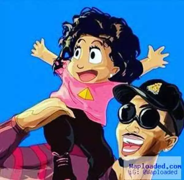 Chris Brown Shares Adorable Cartoon Photo Of Himself & Royalty
